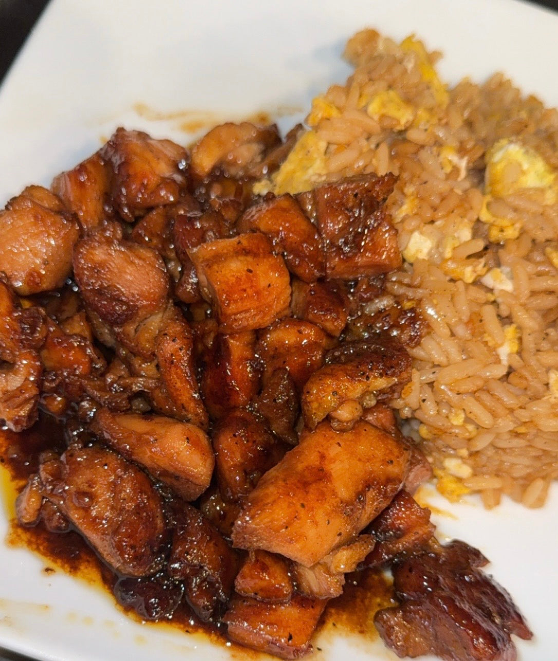 Yummy honey bourbon chicken recipe