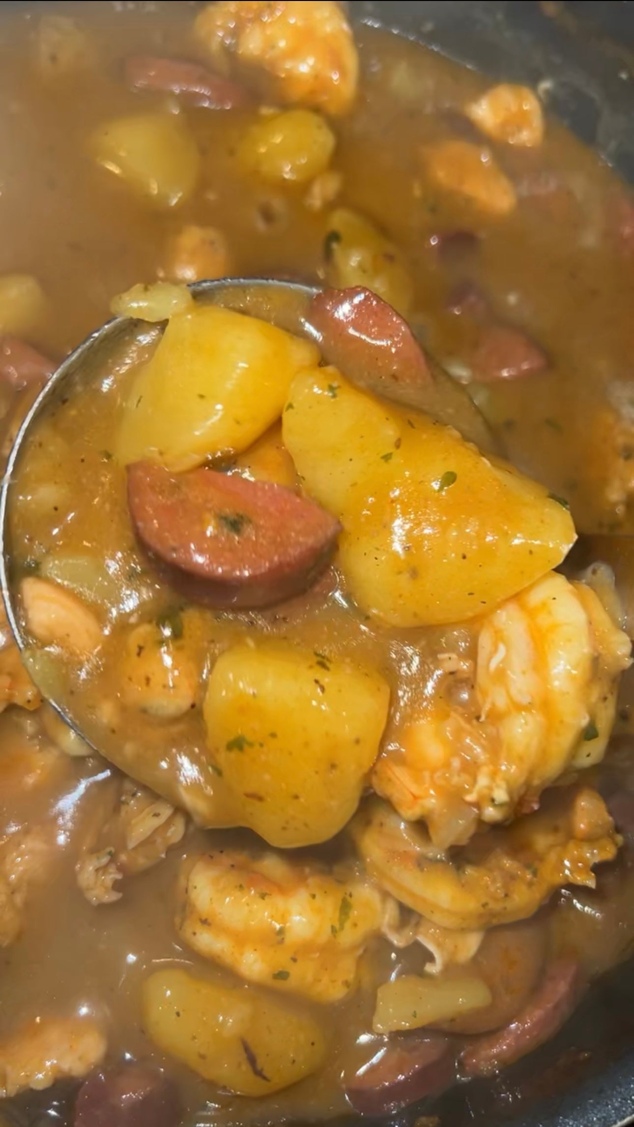 Chicken & shrimp stew recipe