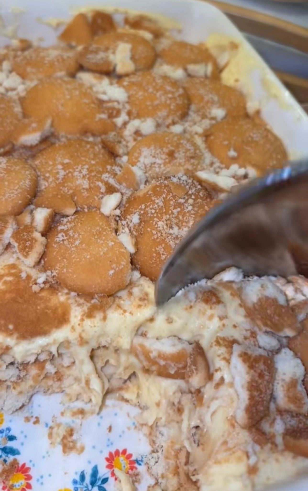 vanilla cheesecake cookie pudding Recipe